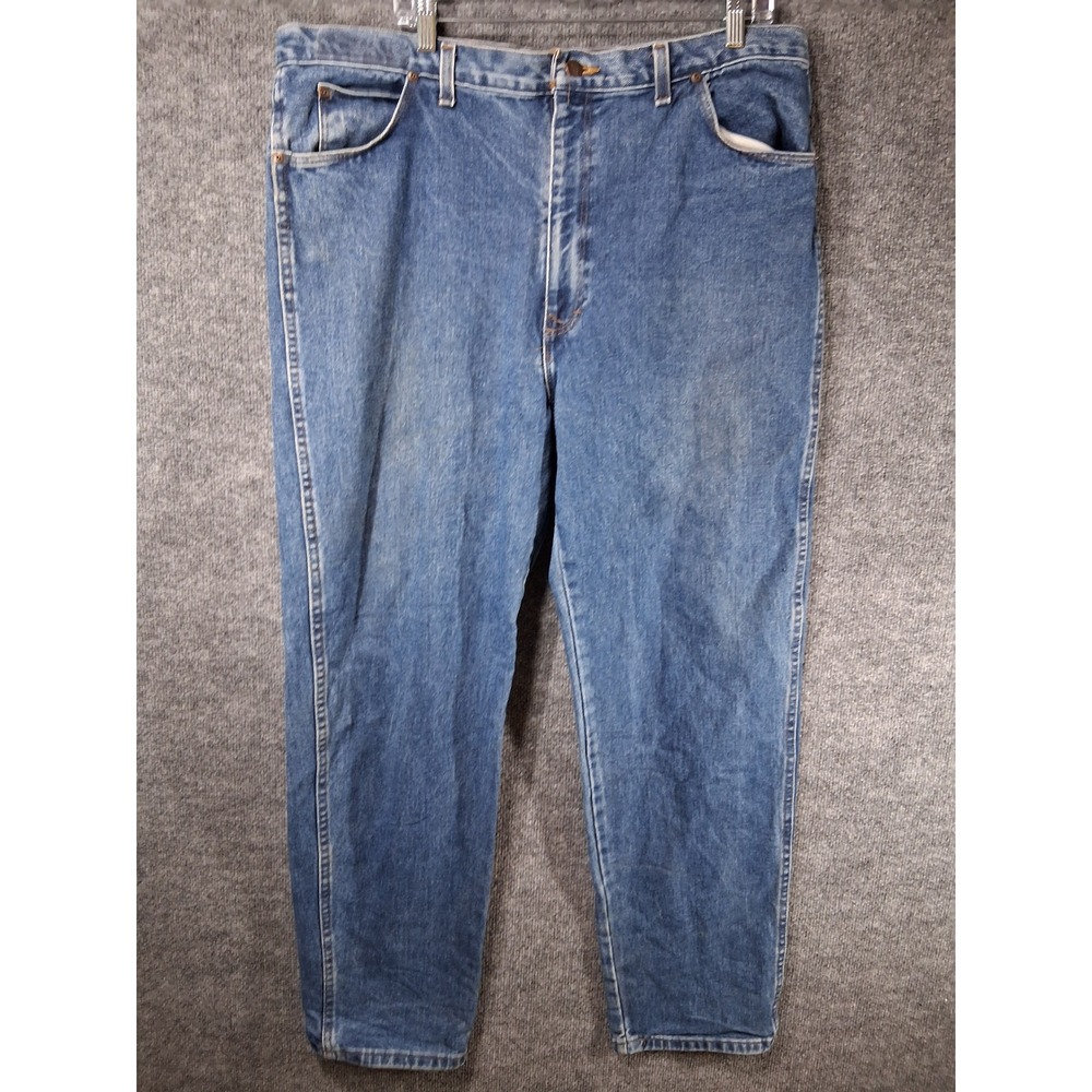 UniFirst HD Denim Jeans Mens 40x32 Blue Cotton Workwear Uniform‎ Pants